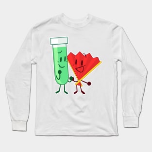 Test Tube x Fan (Inanimate Insanity) Long Sleeve T-Shirt